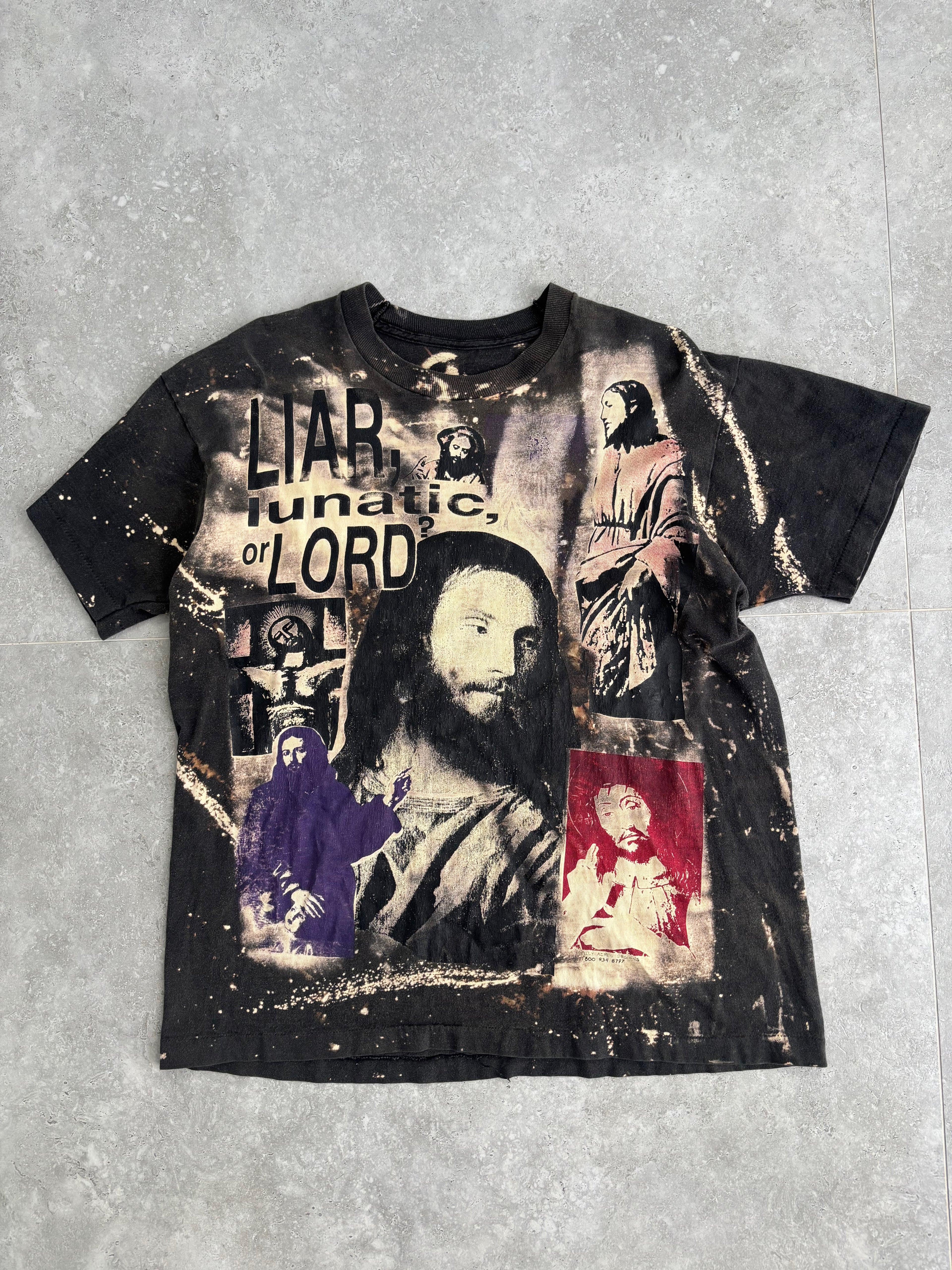 Vintage Jesus Mosquito head style Cj Lewis Tee-shirt Size-XL