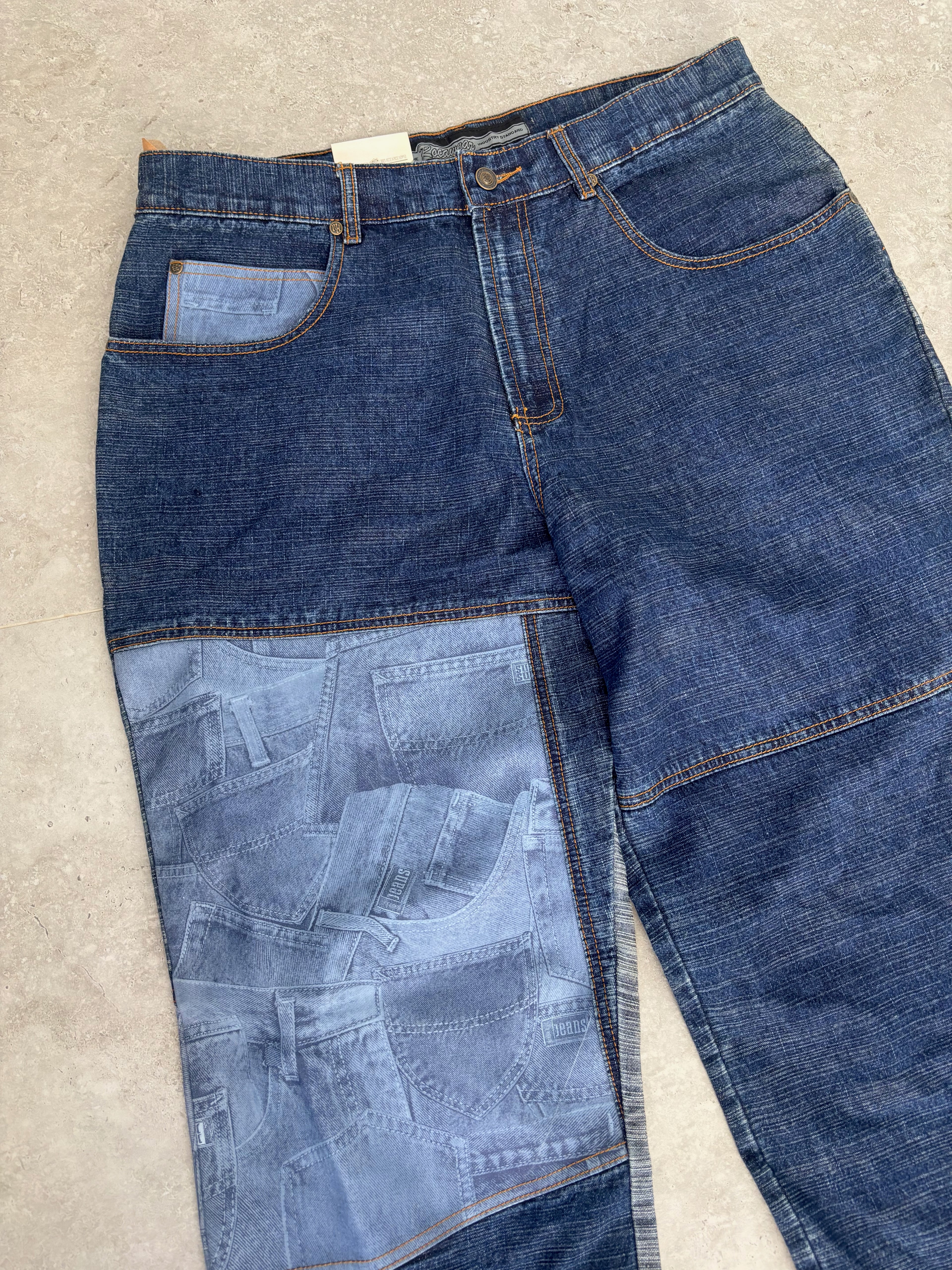 Rocawear Patch Jeans Size 34 Deadstock