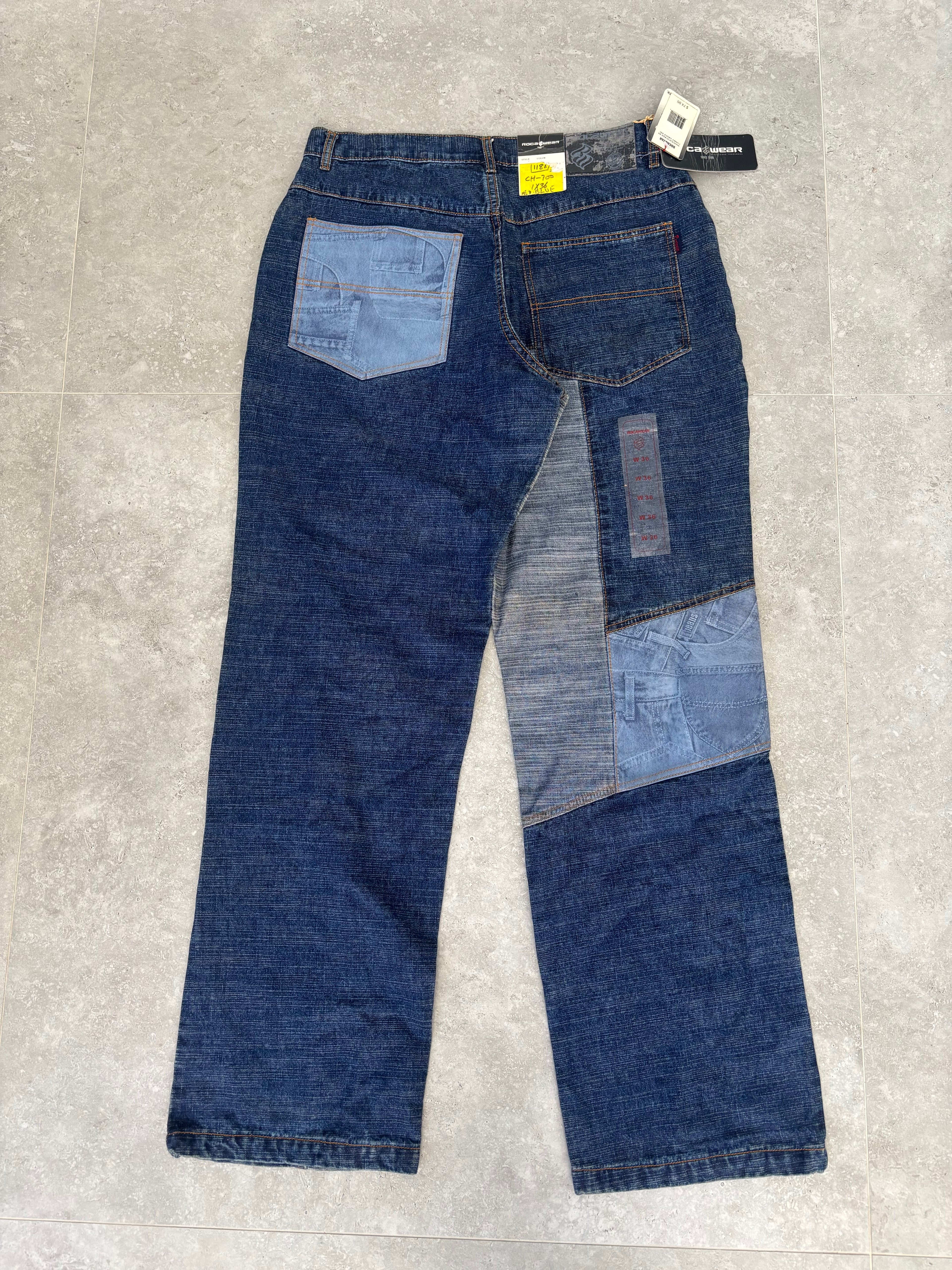 Rocawear Patch Jeans Size 34 Deadstock
