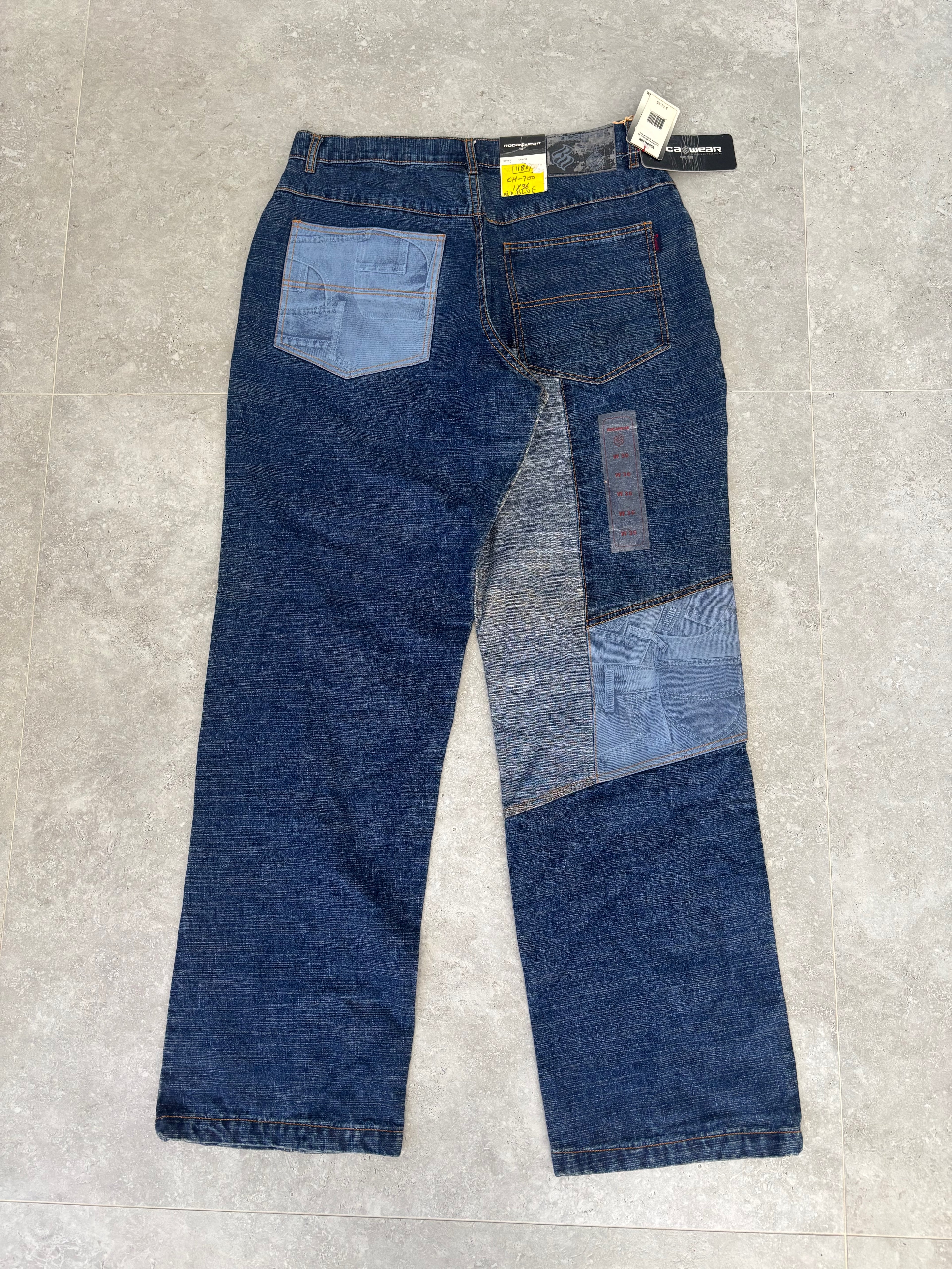 Rocawear Patch Jeans Size 34 Deadstock