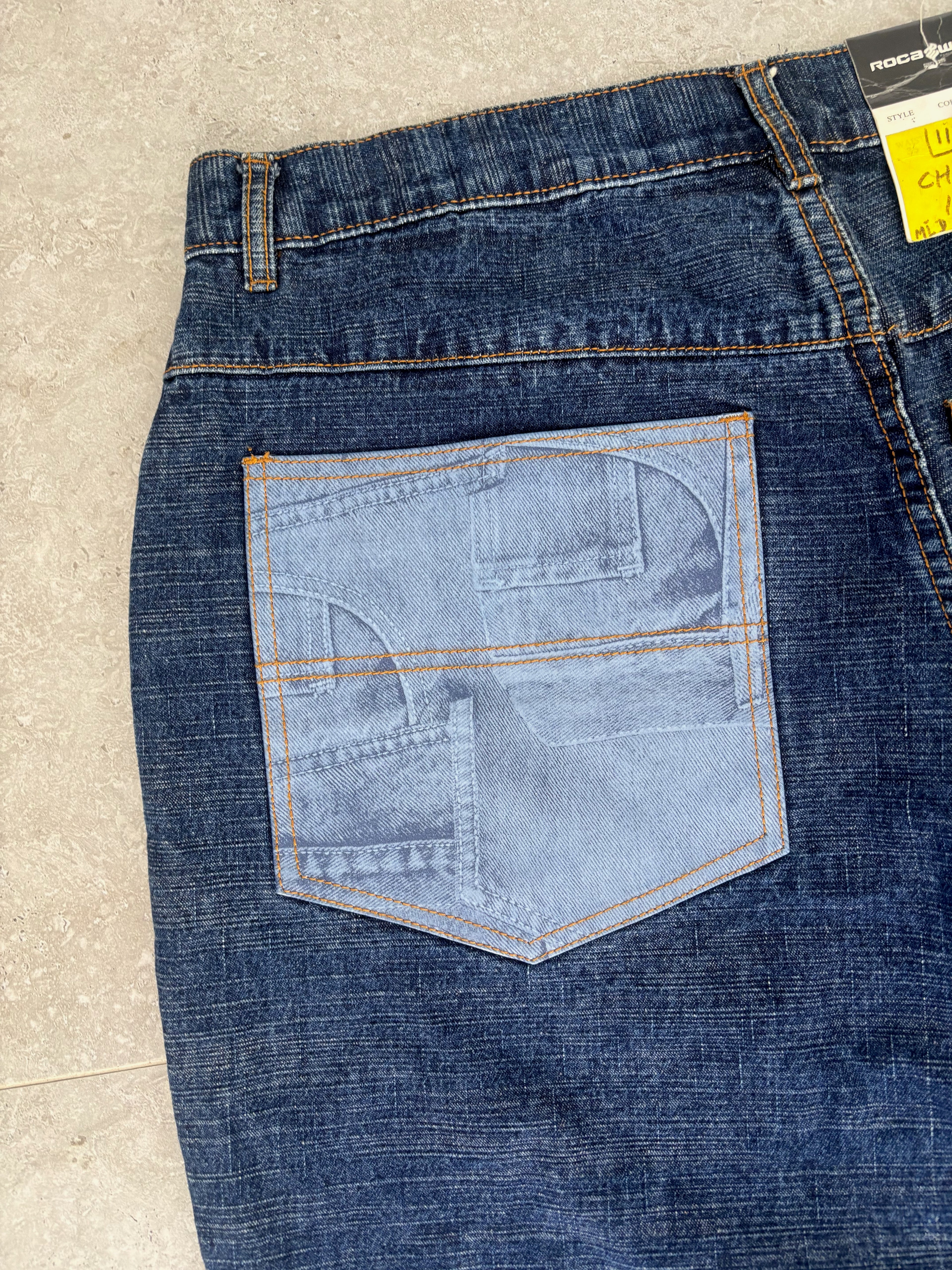 Rocawear Patch Jeans Size 34 Deadstock