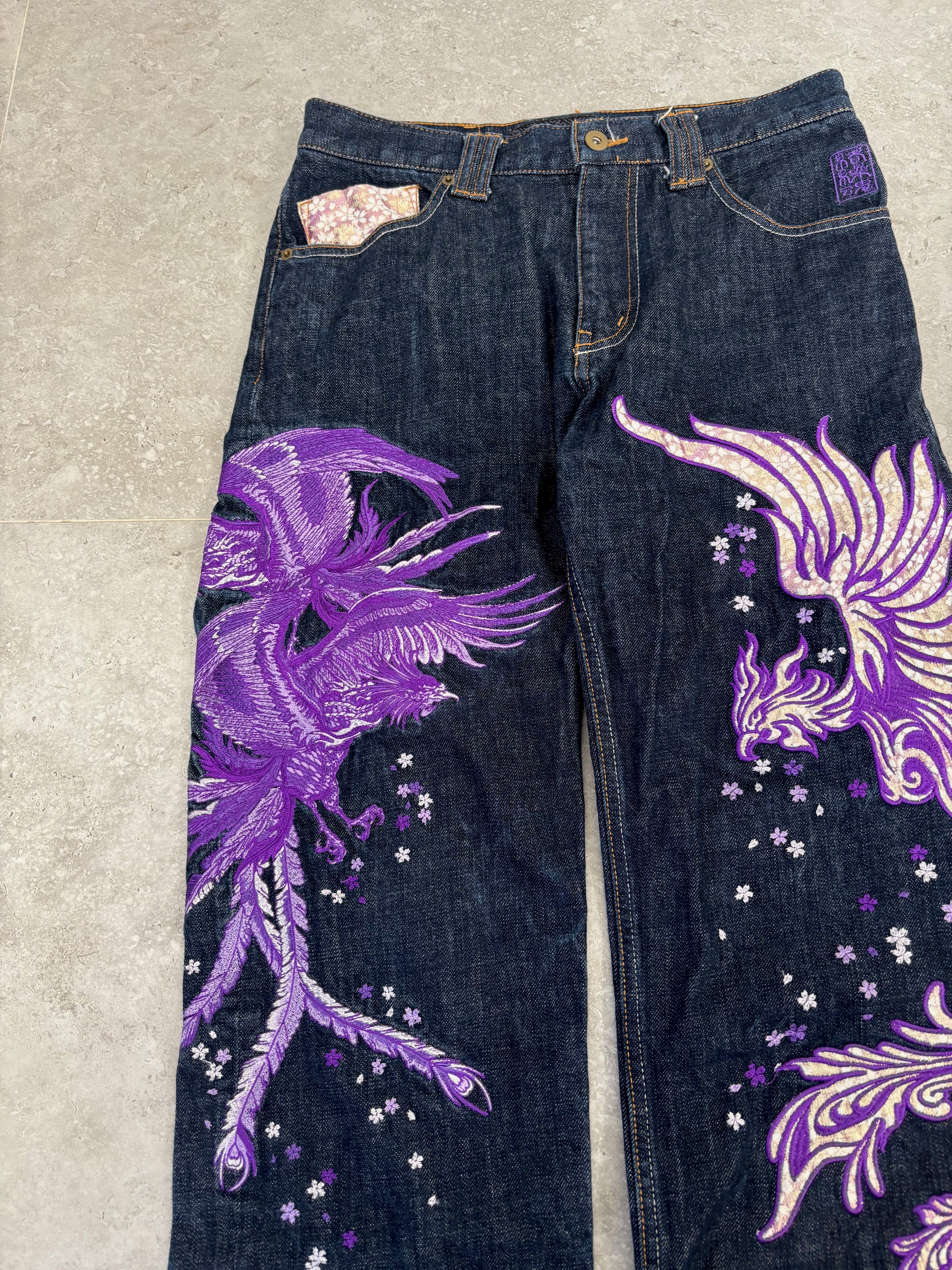 Karakuri Tamashi Phoenix Jeans Size 28-30