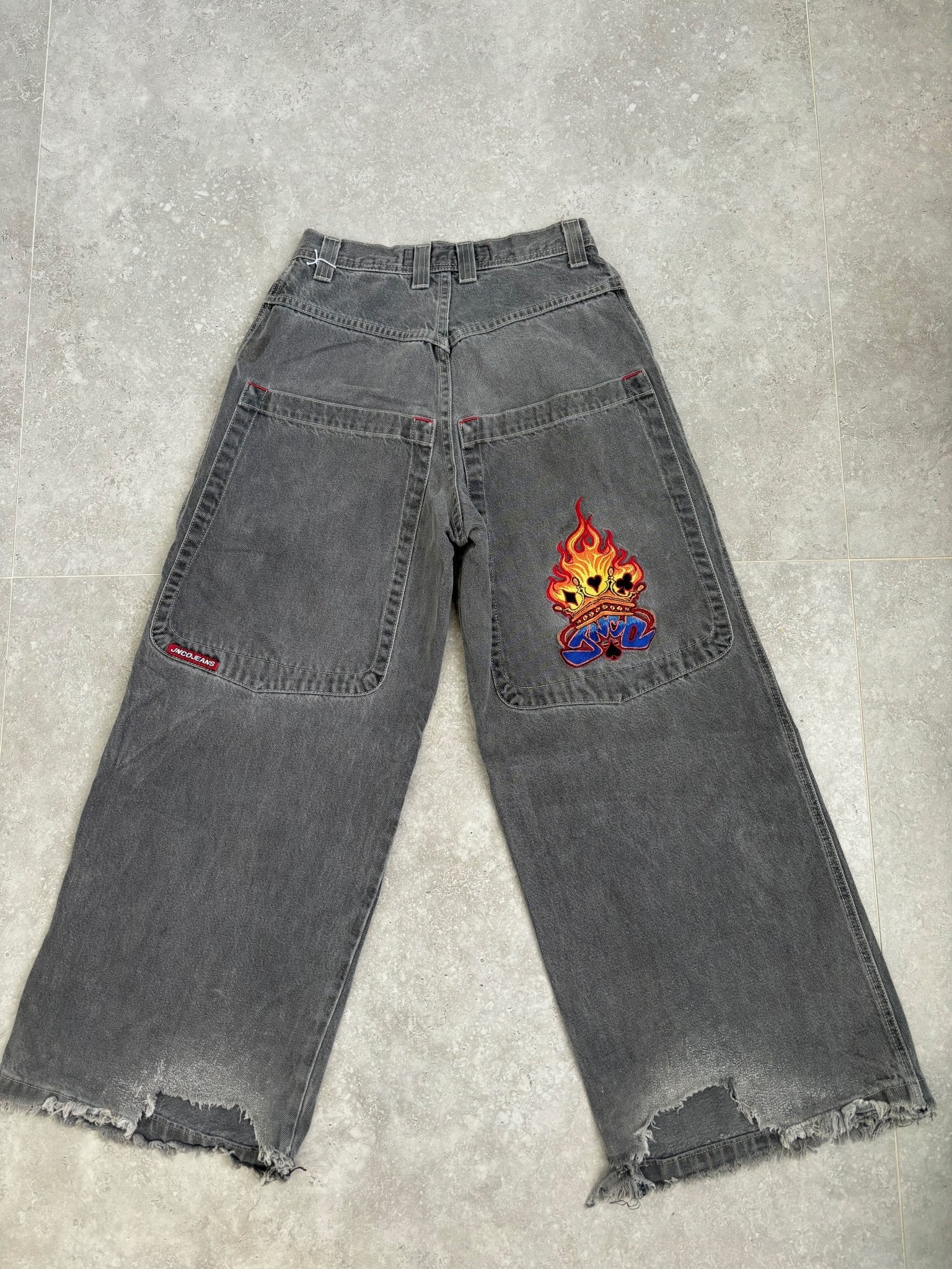 Jnco Flaming Spades 29x31