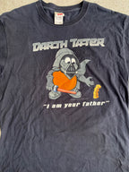 Early 2000's Darth Tarter Star Wars Promo Teeshirt Size Ladd measurements
