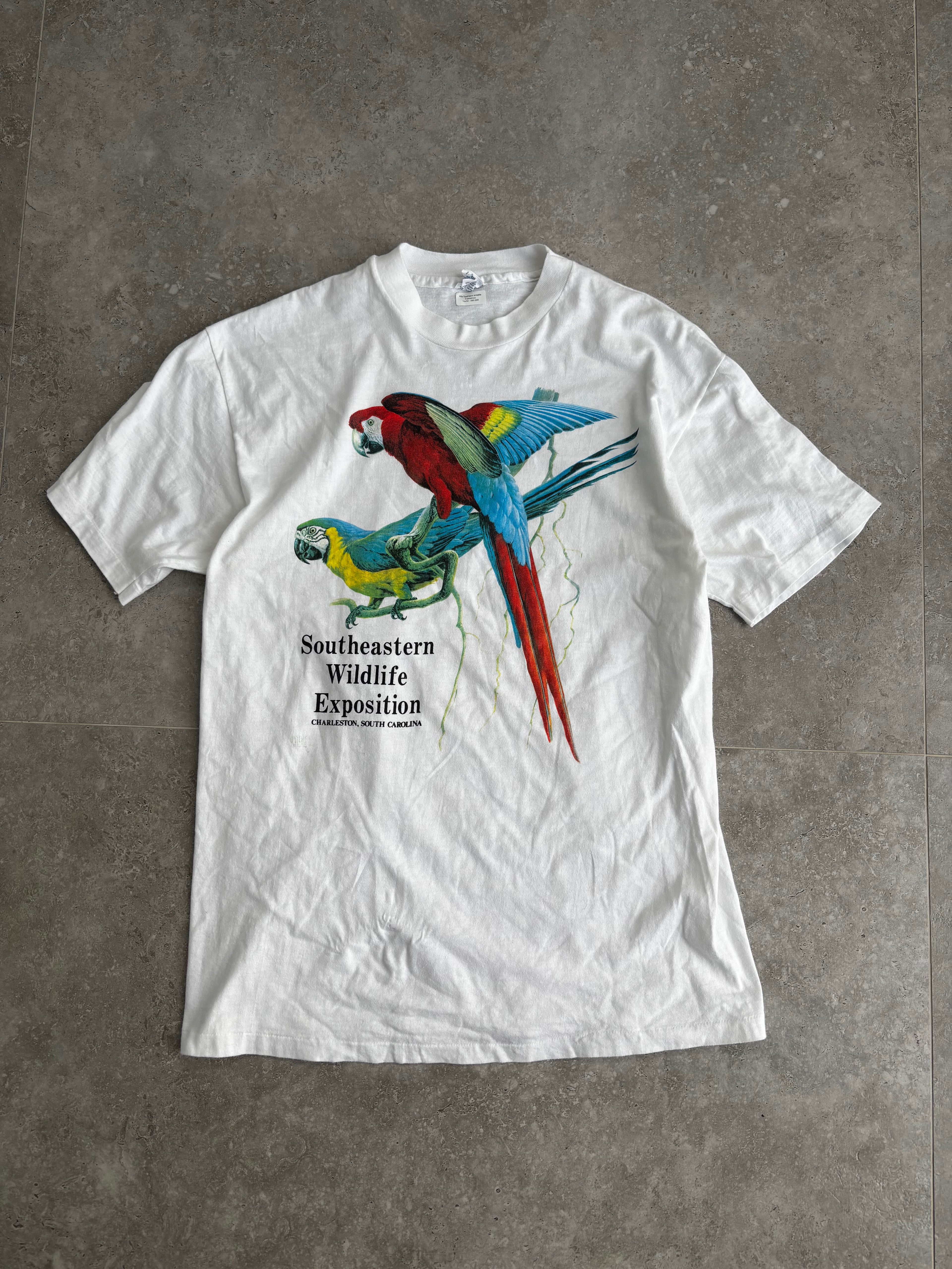 Vintage Macaw Tee-shirt Large