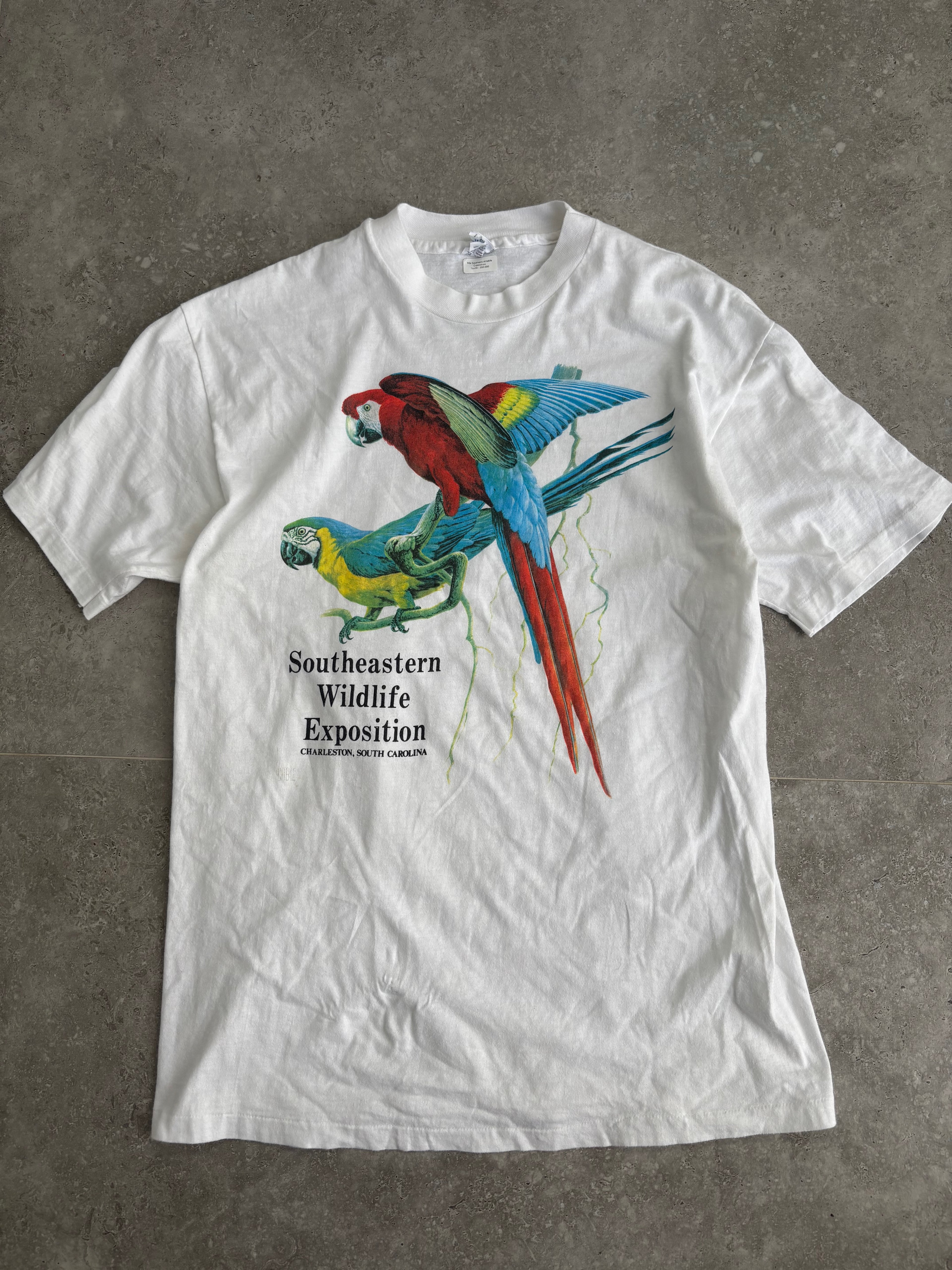 Vintage Macaw Tee-shirt Large