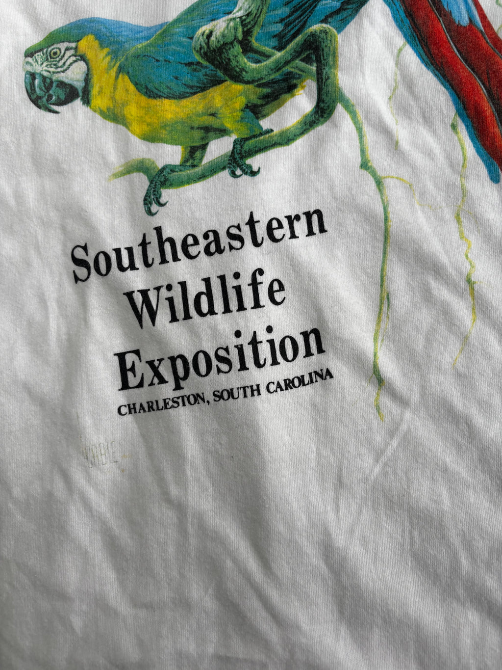 Vintage Macaw Tee-shirt Large