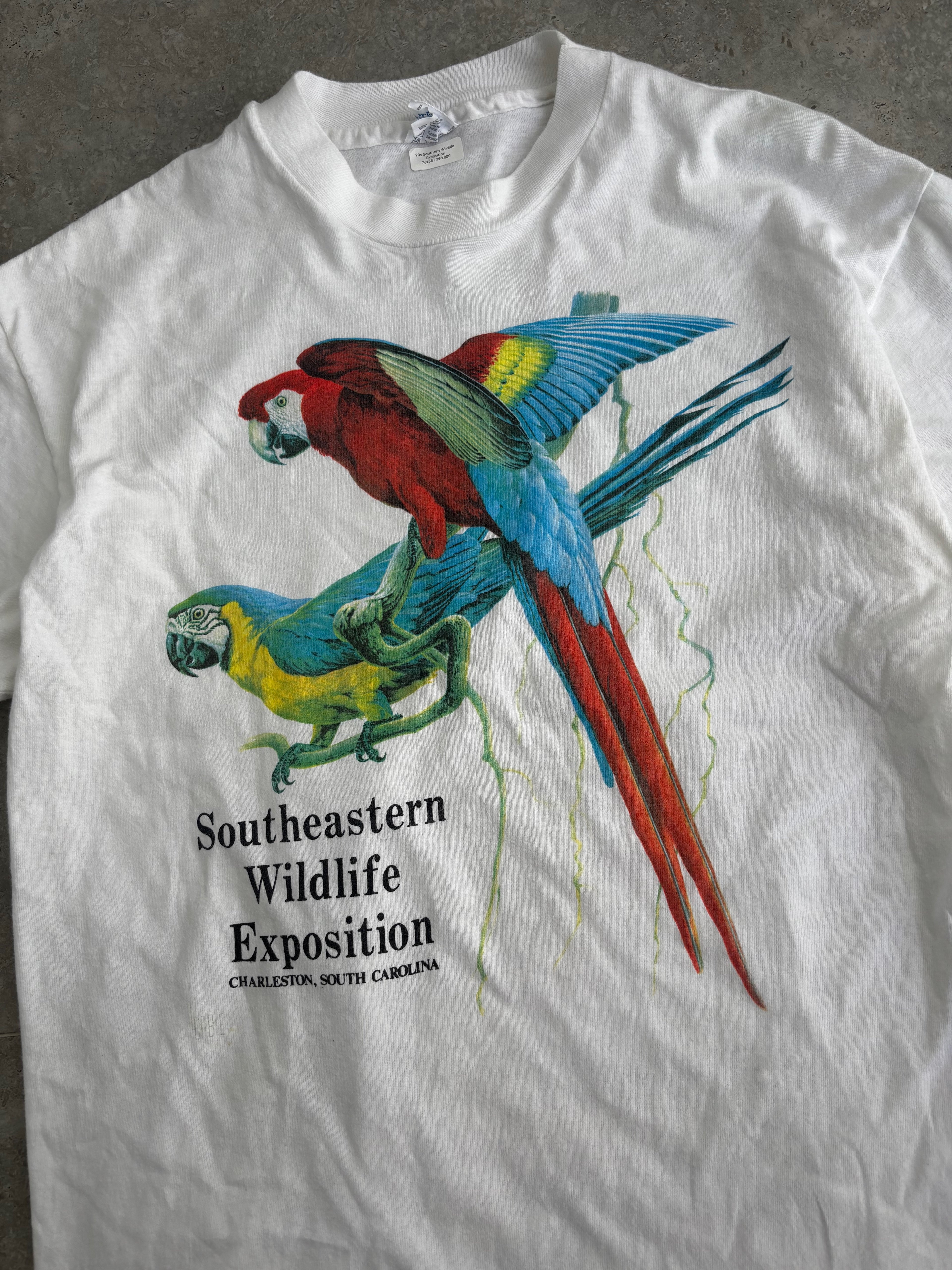 Vintage Macaw Tee-shirt Large