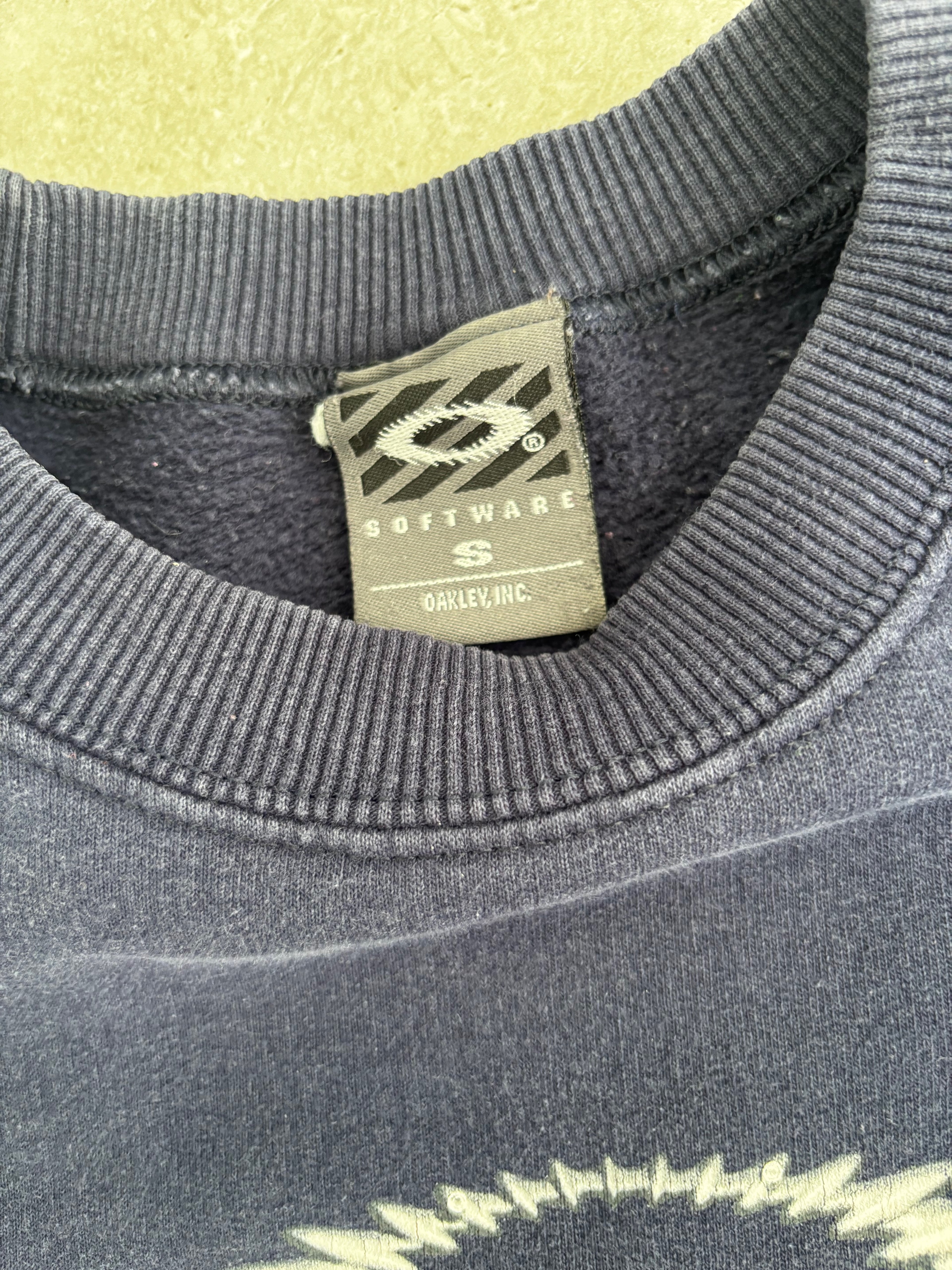 Vintage Oakley Software Sweater Size S