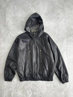 Vintage MF+G Leather Bomber Jacket Size L-XL