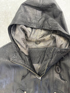 Vintage MF+G Leather Bomber Jacket Size L-XL