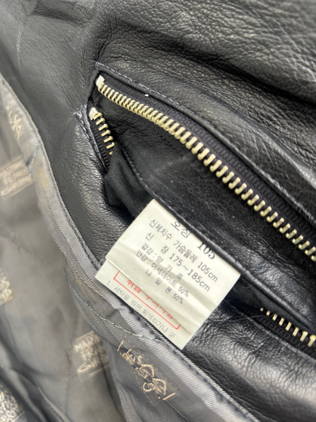 Vintage MF+G Leather Bomber Jacket Size L-XL