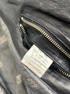 Vintage MF+G Leather Bomber Jacket Size L-XL