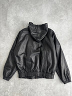 Vintage MF+G Leather Bomber Jacket Size L-XL