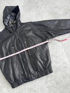 Vintage MF+G Leather Bomber Jacket Size L-XL