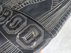 Vintage Kenneth Cole NewYork Embroidered Leather Jacket Size-M
