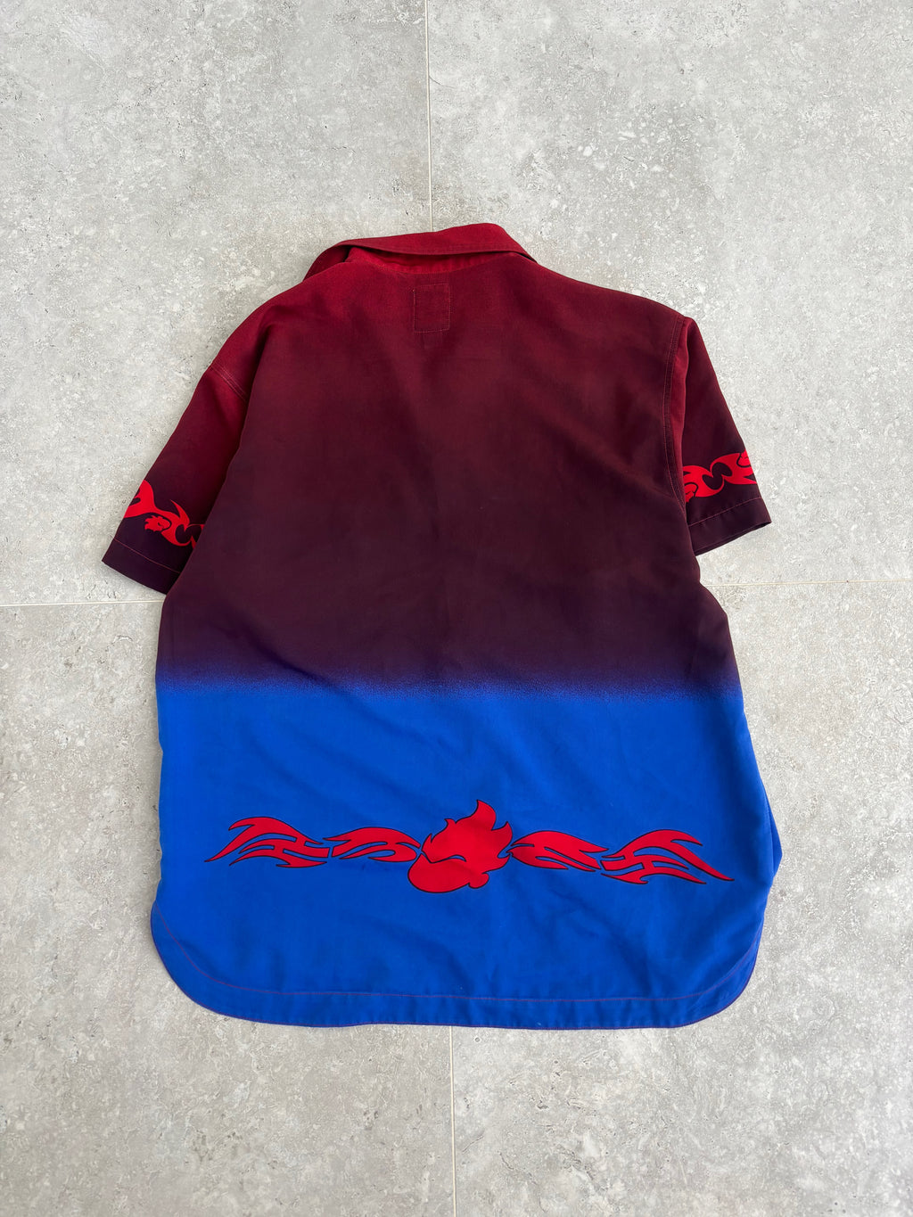 Vintage Jnco Flame head Button Up Size M-L