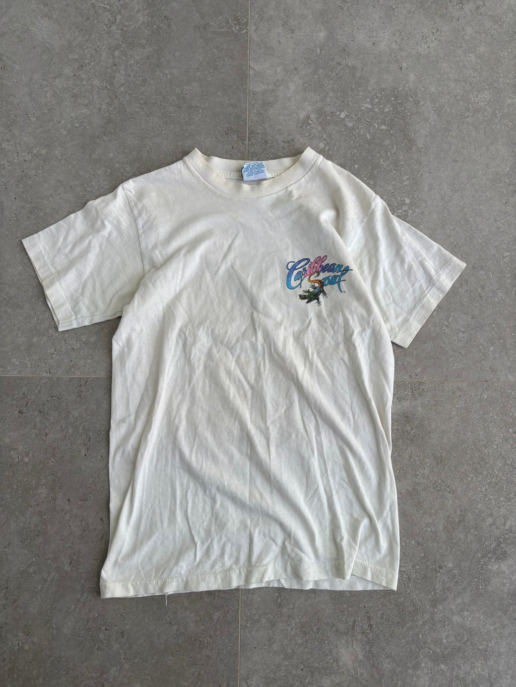 Vintage Caribbean Marlin fishing T-shirt. Size L.