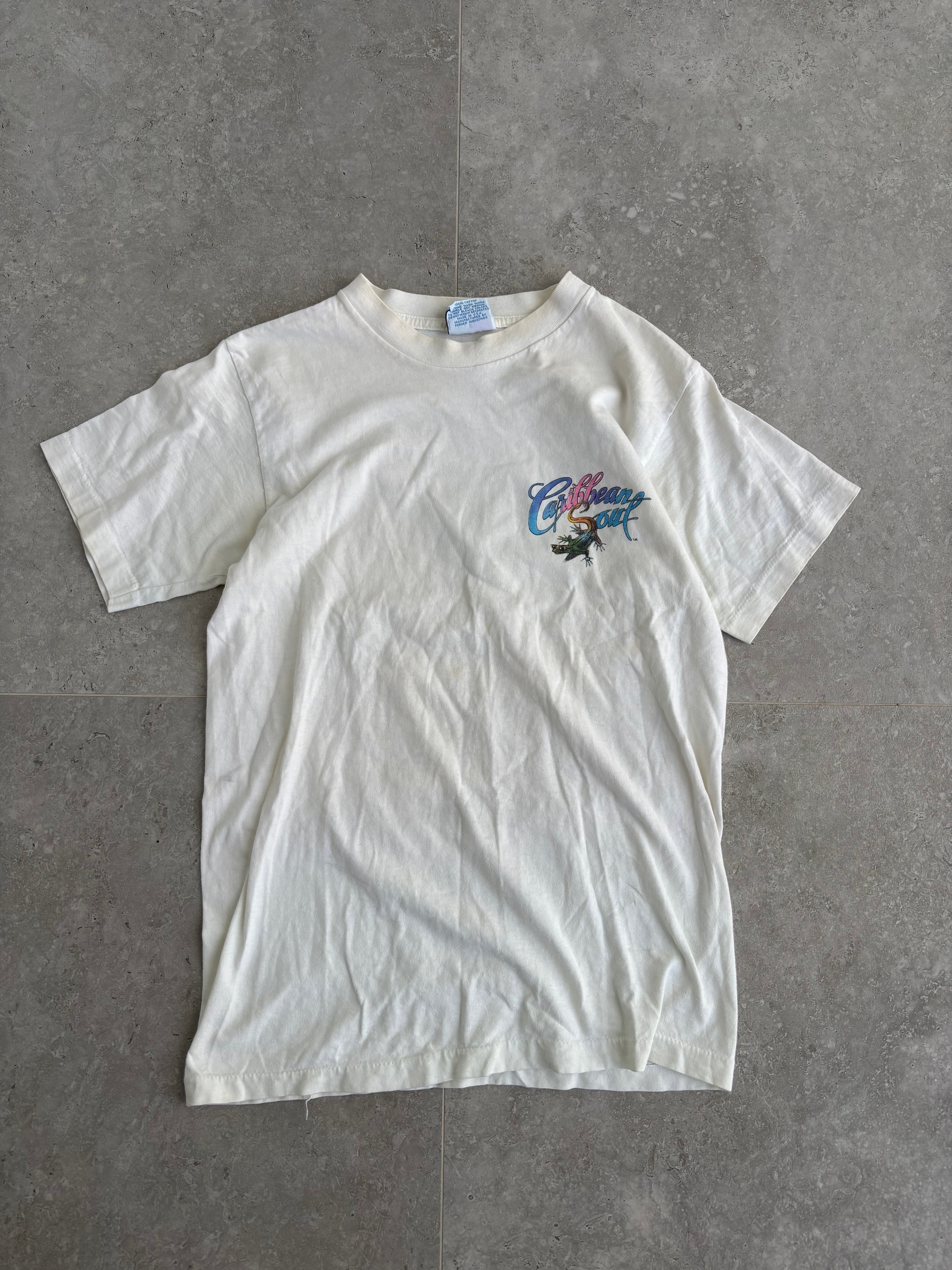 Vintage Caribbean Marlin fishing T-shirt. Size L.