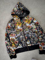 Christian Audigier deadstock reversable Hoodie Size M–L.