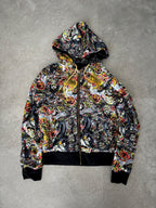 Christian Audigier deadstock reversable Hoodie Size M–L.