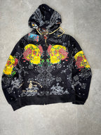 Christian Audigier deadstock reversable Hoodie Size M–L.