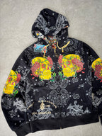 Christian Audigier deadstock reversable Hoodie Size M–L.
