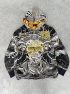 Christian Audigier deadstock Skull zip-up hoodie Size S-M
