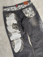 Karakuri Tamashii Koi 5 Pocket embroidery. Size 36–38.