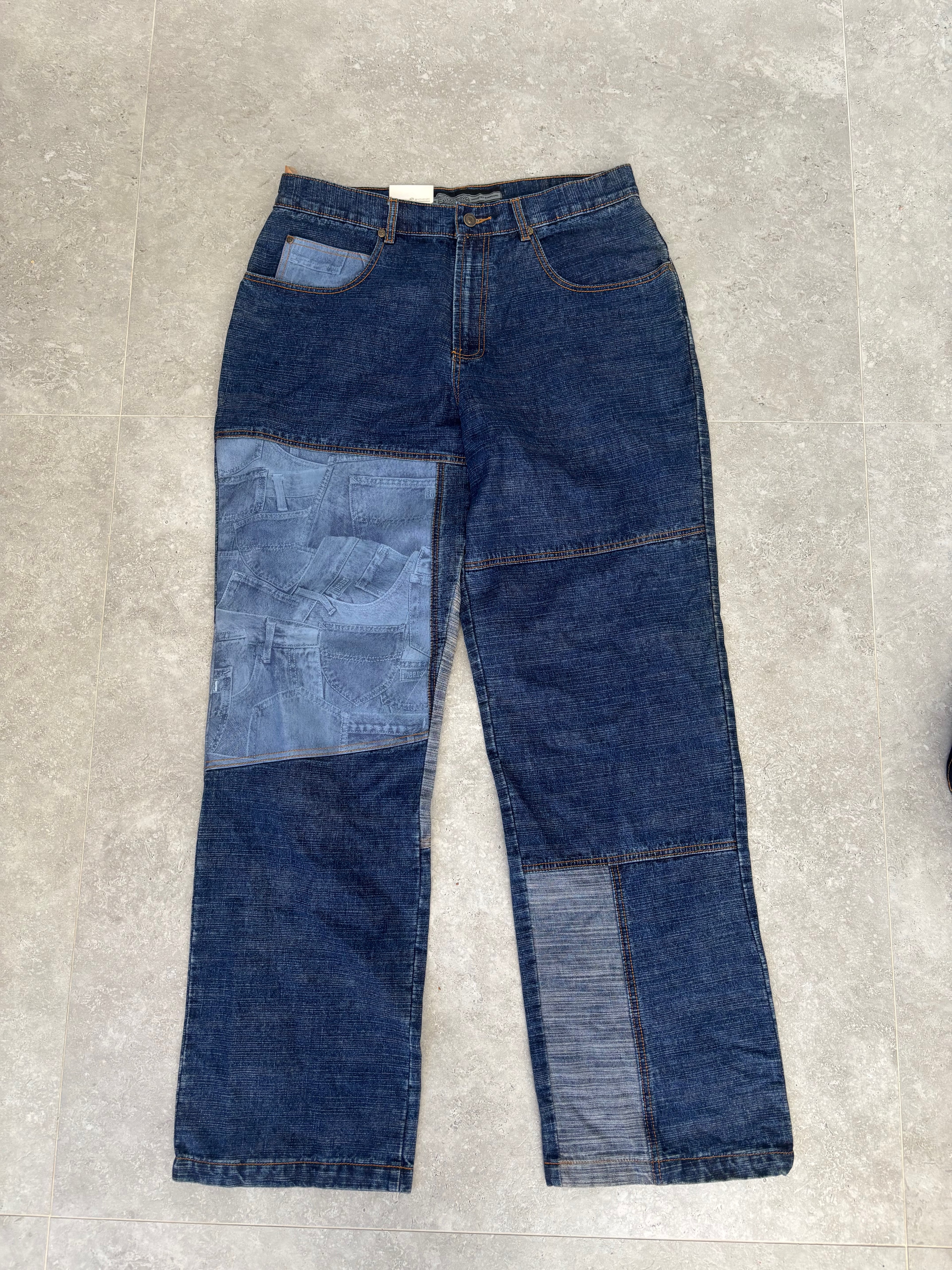 Rocawear Patch Jeans Size 34 Deadstock