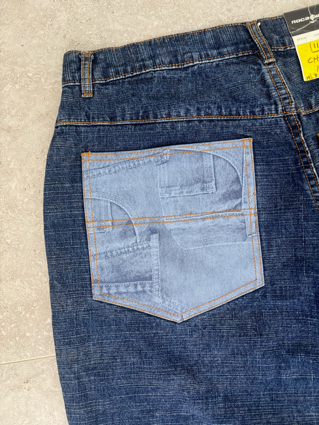 Rocawear Patch Jeans Size 34 Deadstock