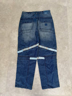 Mathine Fracis Girbaud Velcro Jeans Size 36-38