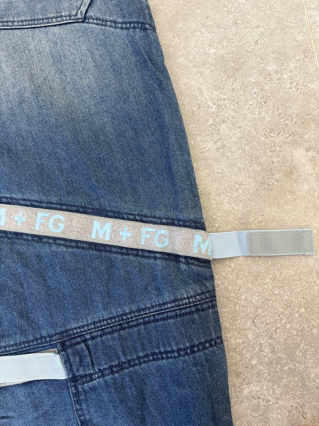 Mathine Fracis Girbaud Velcro Jeans Size 36-38