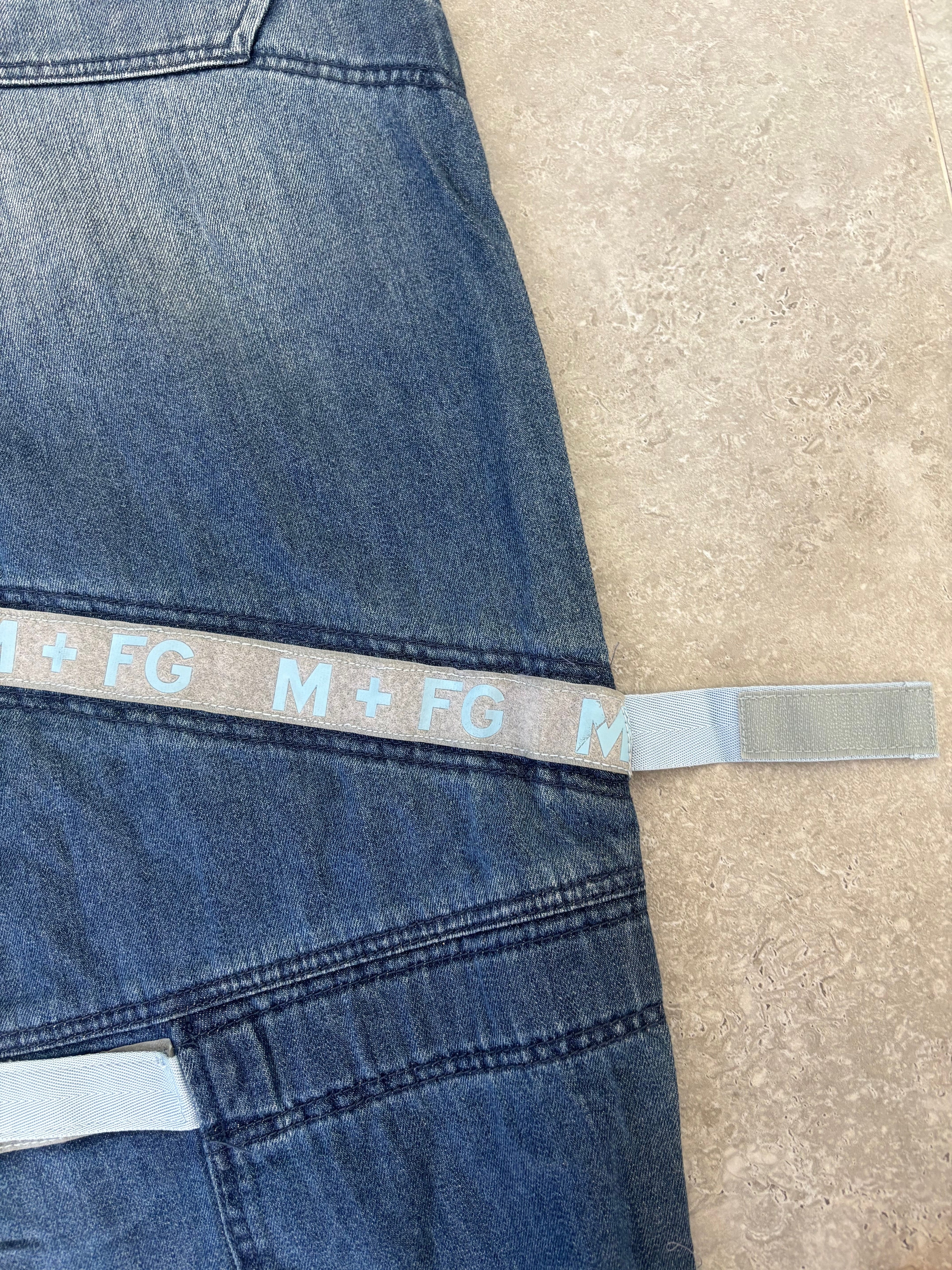 Mathine Fracis Girbaud Velcro Jeans Size 36-38