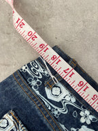 Japanese Cherry Blossom embroidered Jeans 38-40