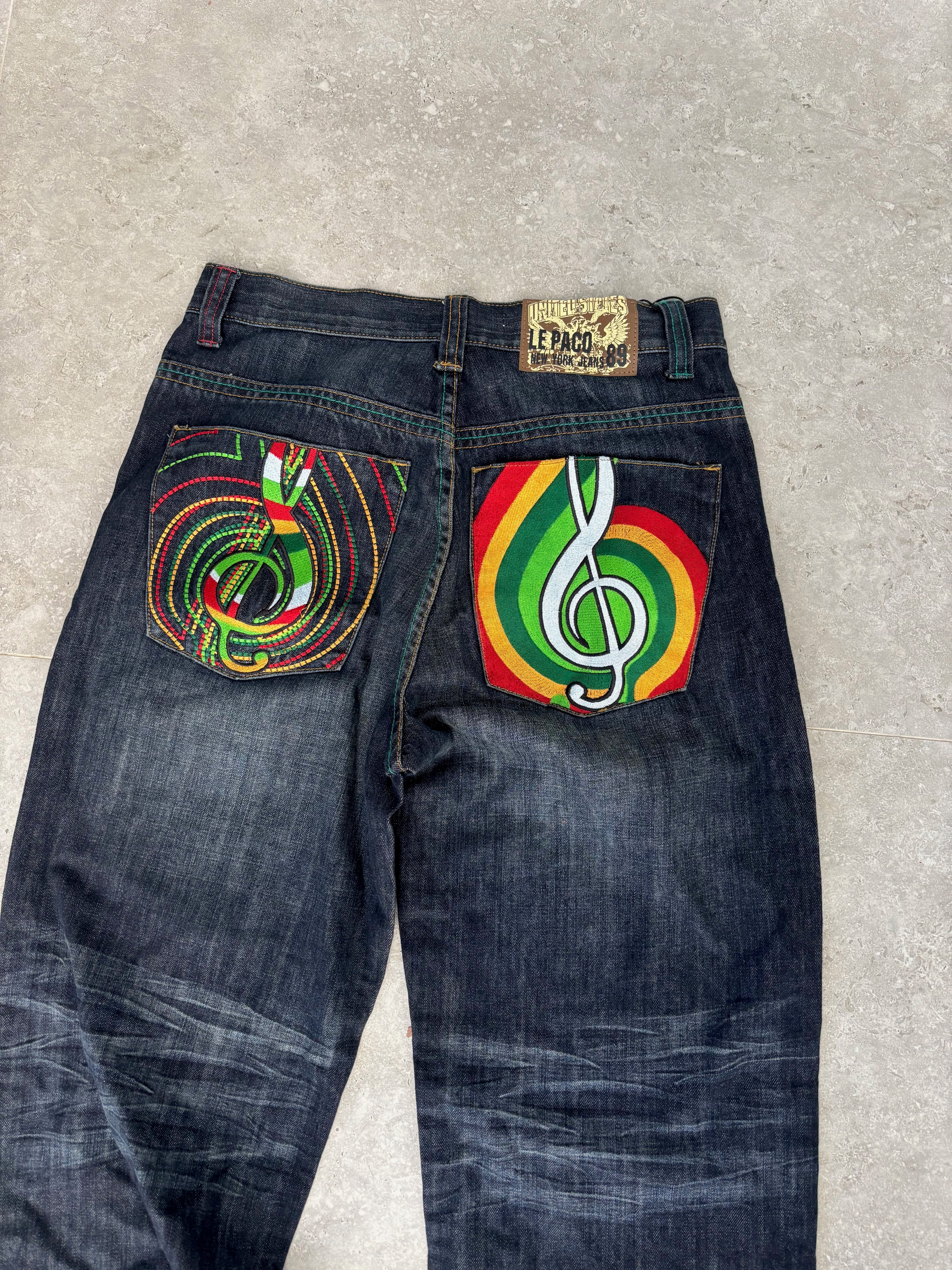Paco Music Note Jeans Size 32