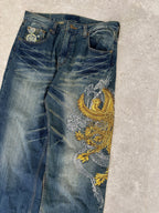 Japanese Phoenix Jeans Size 28-30