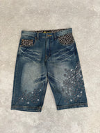 Japaense Cherry Blossom Jorts Size 26-38
