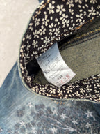 Japaense Cherry Blossom Jorts Size 26-38