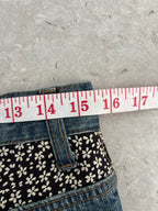 Japaense Cherry Blossom Jorts Size 26-38