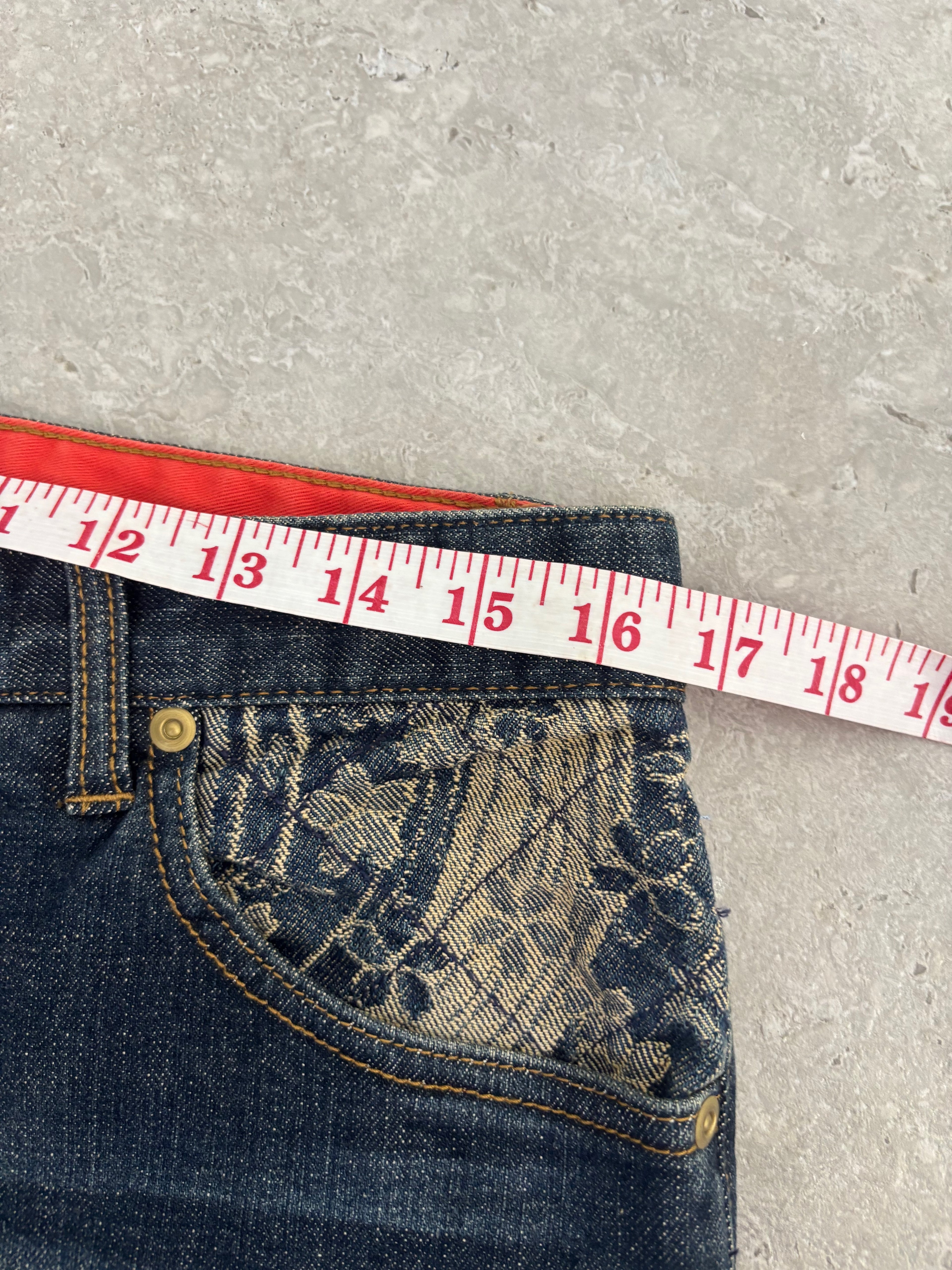 Japanese Karakuri Whale Jeans Size 34