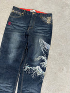 Japanese Karakuri Whale Jeans Size 34