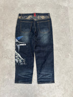 Japanese Karakuri Whale Jeans Size 34