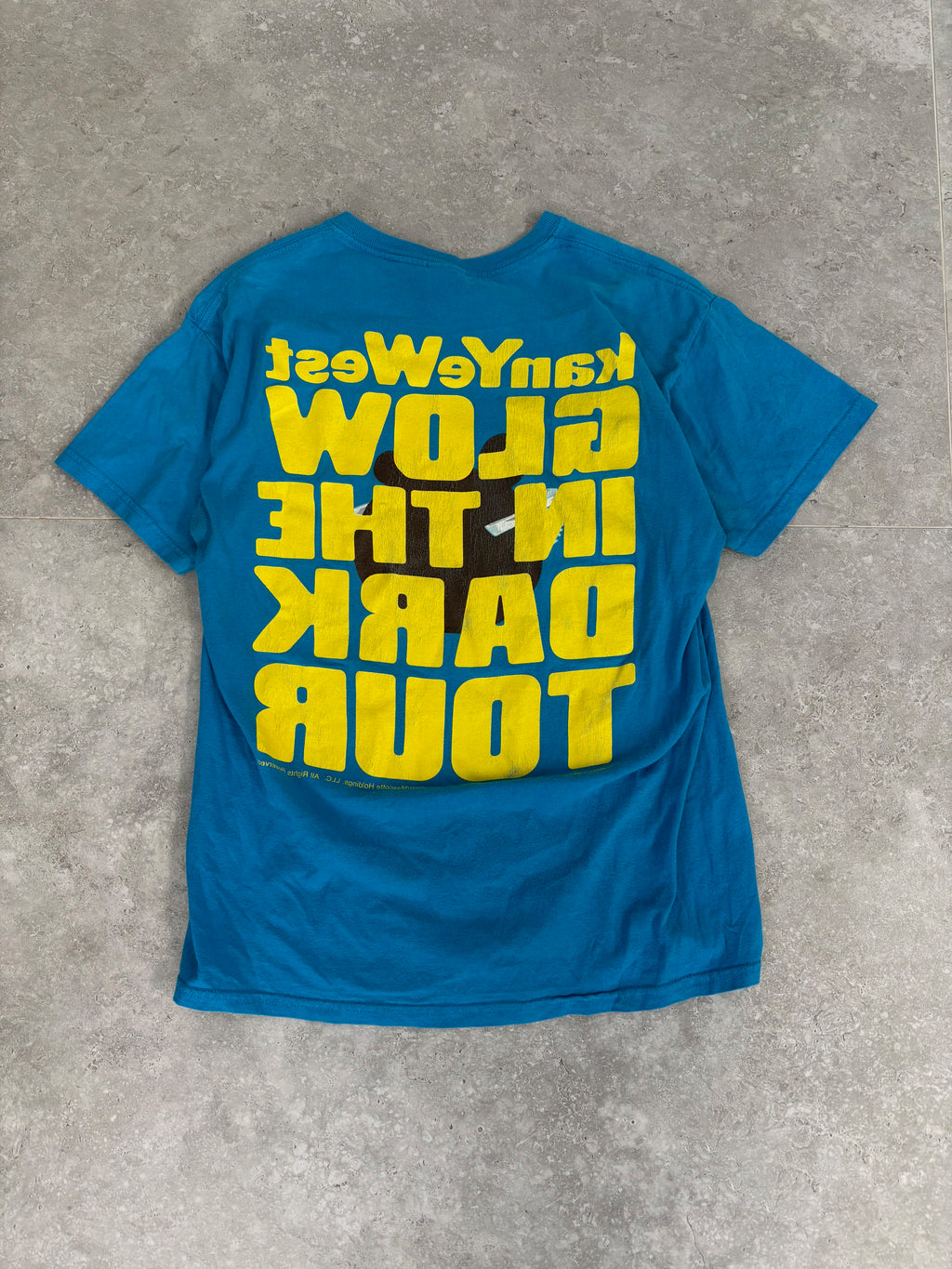 Vintage 2007 Kanye West Glow in the Dark Tour T-Shirt