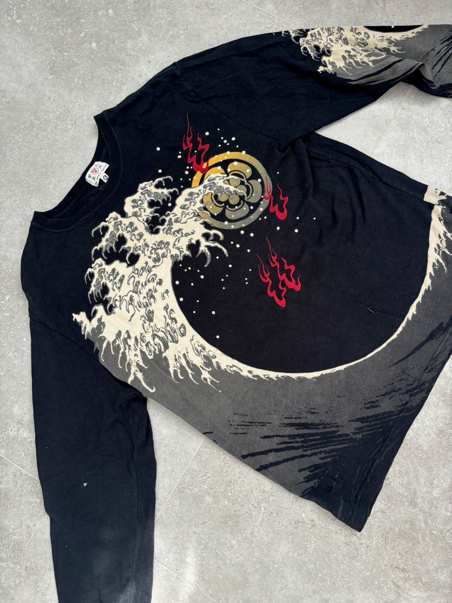 Japanese Embroidered Long Sleeve Size (XL JAP) (M-L US)