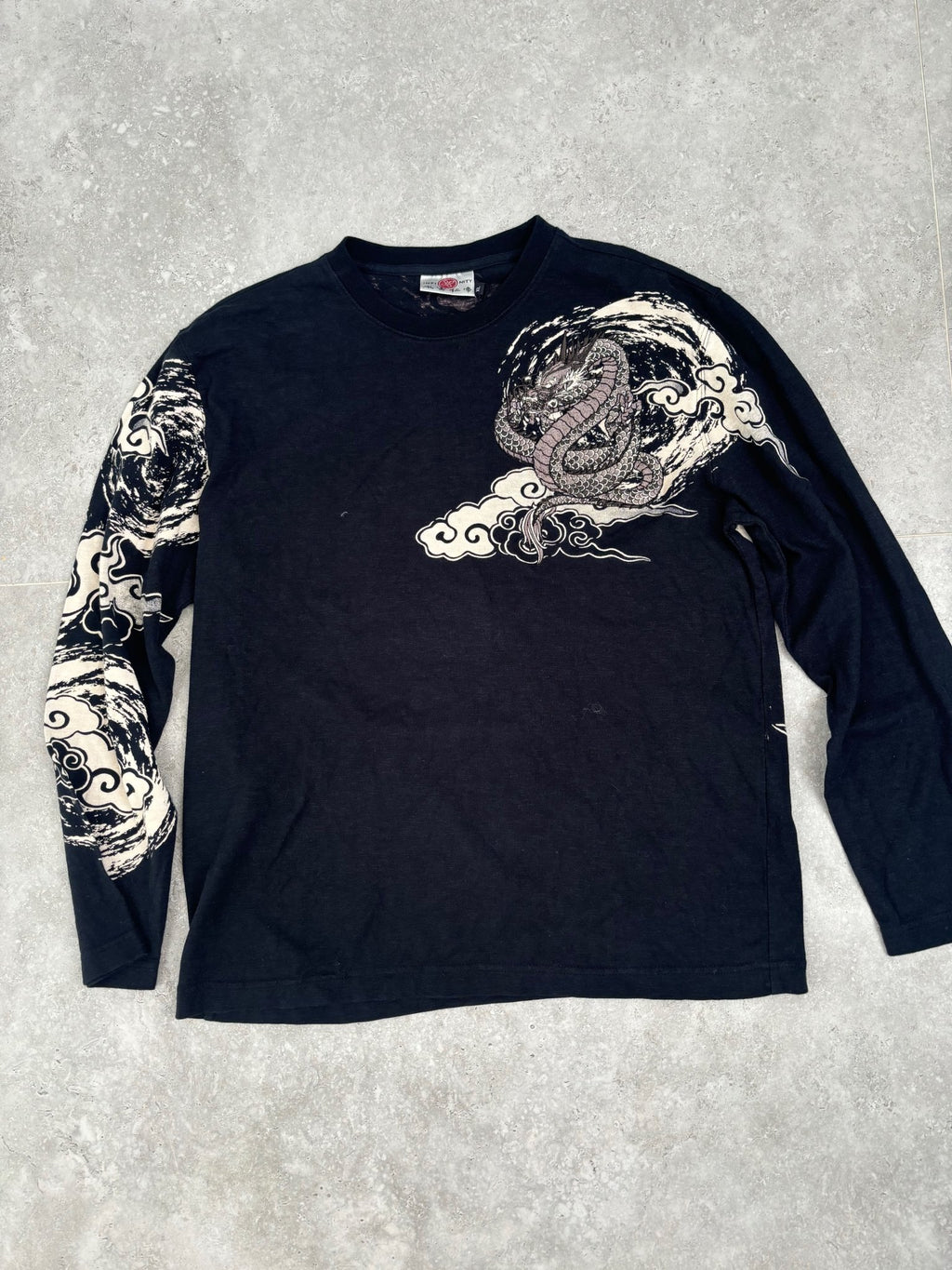Japanese Dragon Style Long Sleeve (XL-JAP) (M-L US)