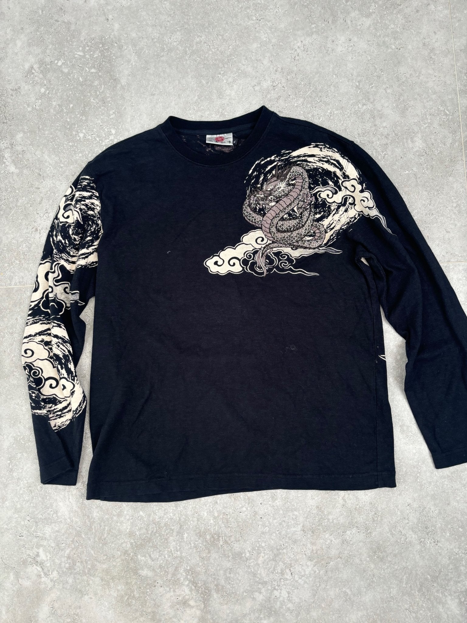 Japanese Dragon Style Long Sleeve (XL-JAP) (M-L US)