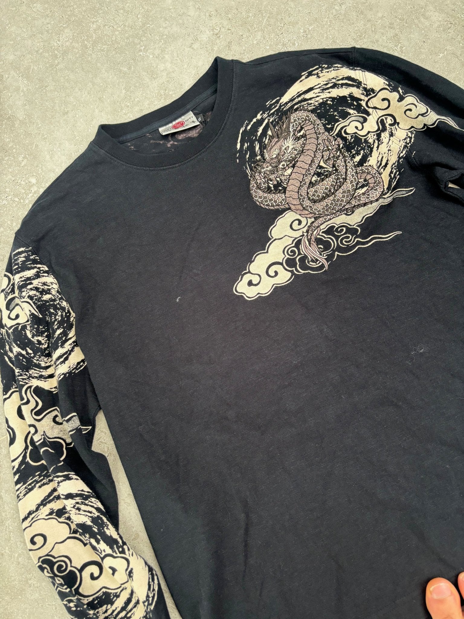 Japanese Dragon Style Long Sleeve (XL-JAP) (M-L US)