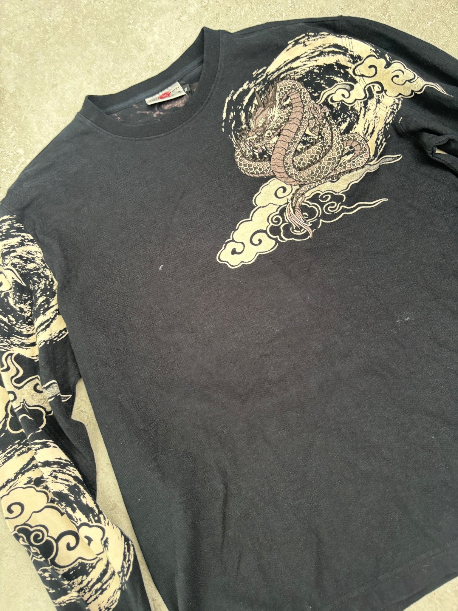 Japanese Dragon Style Long Sleeve (XL-JAP) (M-L US)