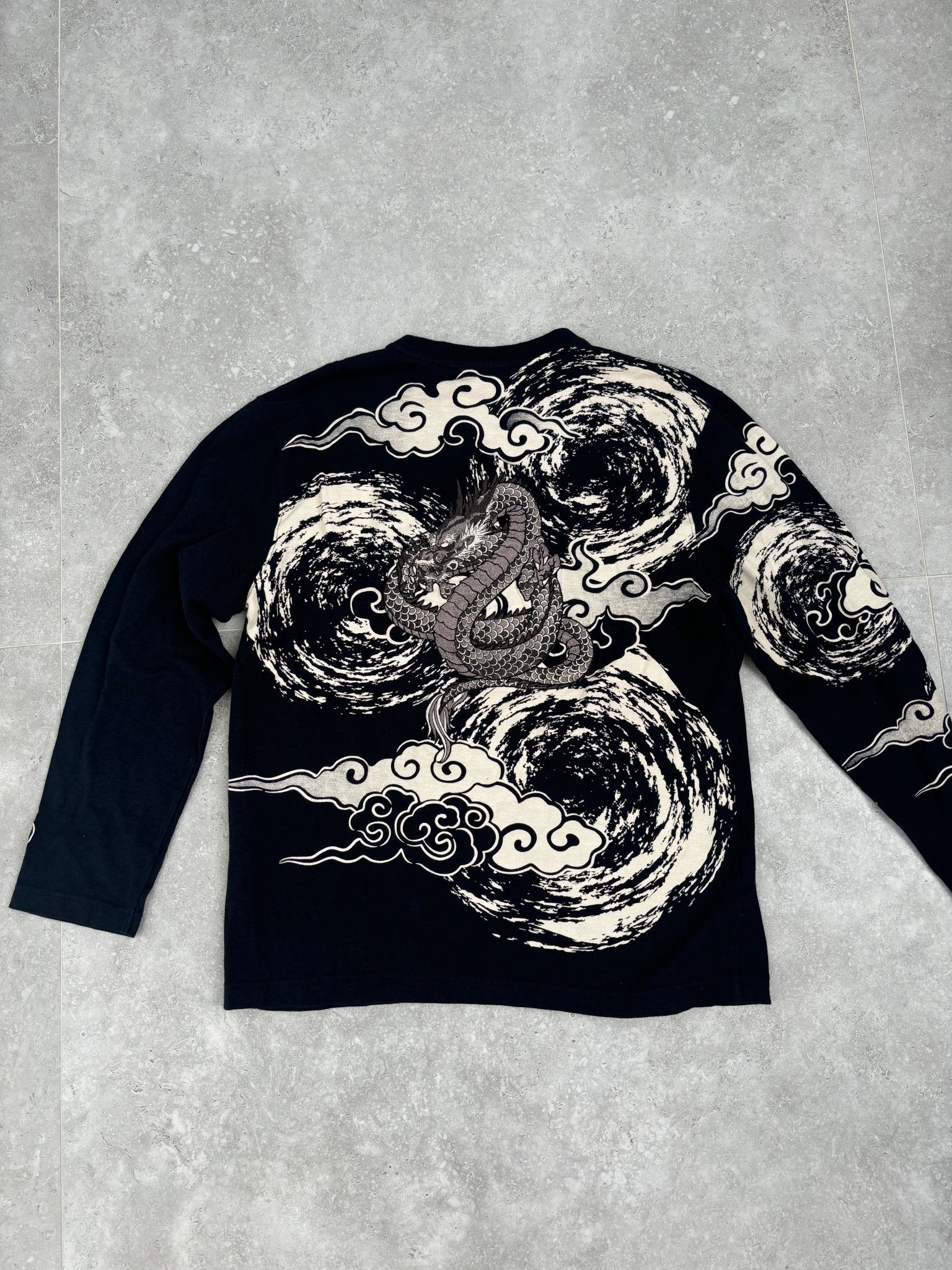 Japanese Dragon Style Long Sleeve (XL-JAP) (M-L US)